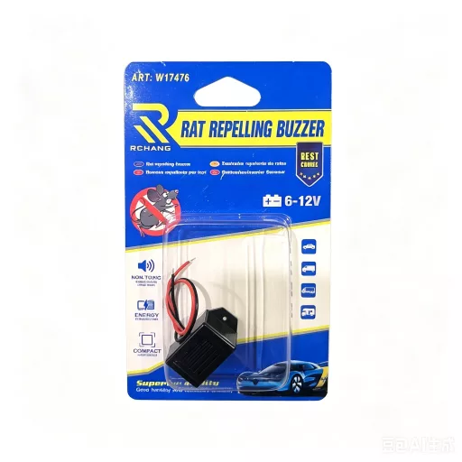 Rágcsáló riasztó 6-12V 85dB 400Hz
