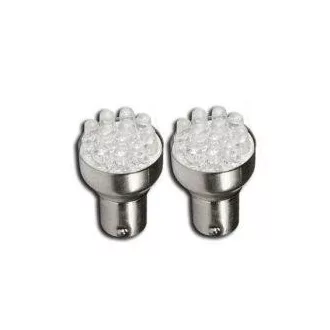Led Izzó 12V/21 Blue (12 LED) kék