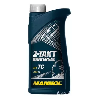   MANNOL 2-TAKT UNIVERSAL 1L ÁSVÁNYI 2 ÜTEM,API TC, JASO FB,ISO-L-EGB