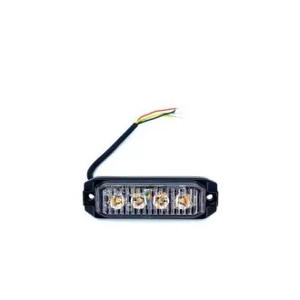 18080 4LED-es stroboszkóp FEHÉR - E jel - 12-24V