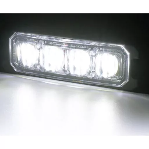 18080 4LED-es stroboszkóp FEHÉR - E jel - 12-24V