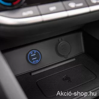   USB aljzat, szivargyújtó helyére építhető (12/24V) 54926BL