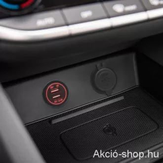   USB aljzat, szivargyújtó helyére építhető (12/24V) 54926BL