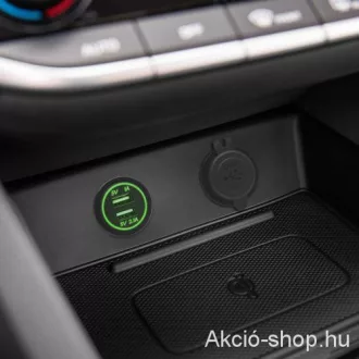   USB aljzat, szivargyújtó helyére építhető (12/24V) 54926BL