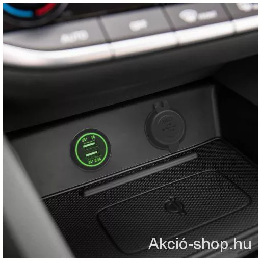 USB aljzat, szivargyújtó helyére építhető (12/24V) 54926BL