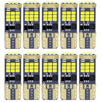   T10-2016-27LED - W5W Helyzetjelző - CANBUS - 12/24V - 10DB-os