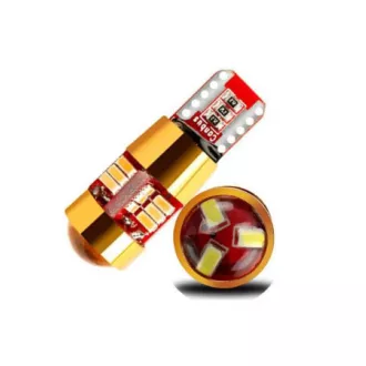 SMD-W08736 T10-27SMD Led CANBUS - fehér - 12-24V