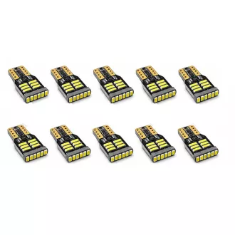 T10-3018SMD 10db-os helyzetjelző - fehér - 12V CANBUS
