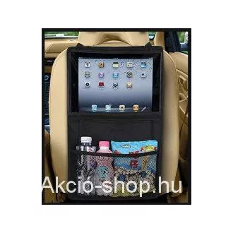 Ülés háttámla védő rendező zsebes + Tablet tartó