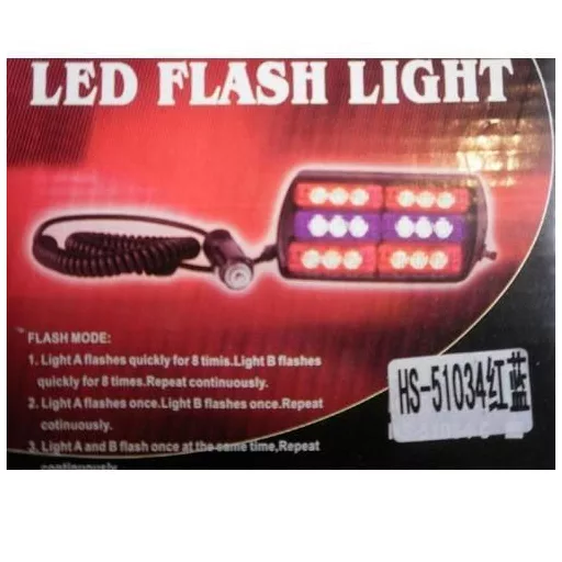 Stroboszkóp Piros-Kék FL-WS-51034RB