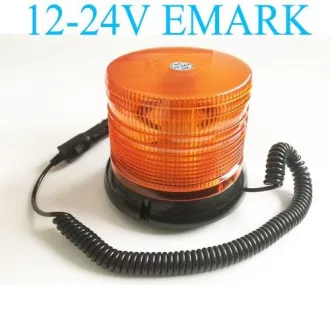 Stroboszkópos Tetővillogó 12/24V 60LED Nagy