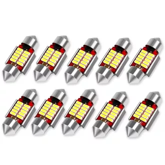   SMD-ROOF-10SMD-31 - 10db-os 31MM Szofita Led 12V hűtőbordás CANBUS
