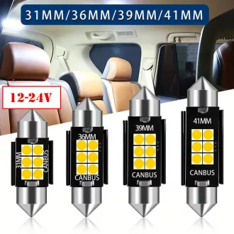   SMD-ROOF-3030-31-2 - 2db-os 31MM-3030-6SMD Szofita - CANBUS - 12-24V Hűtőbordákkal