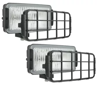 Ködlámpa ráccsal - téglalap H3 (pár) WES0038