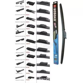   Ablaktörlőlapát BOSOKO Multi +9 adapter Szinte minden autóra