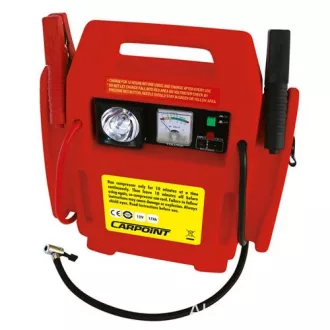   Hordozhatóakku / Indítóegység, Bikázó + Kompresszor - 400A / 18bar Carpoint