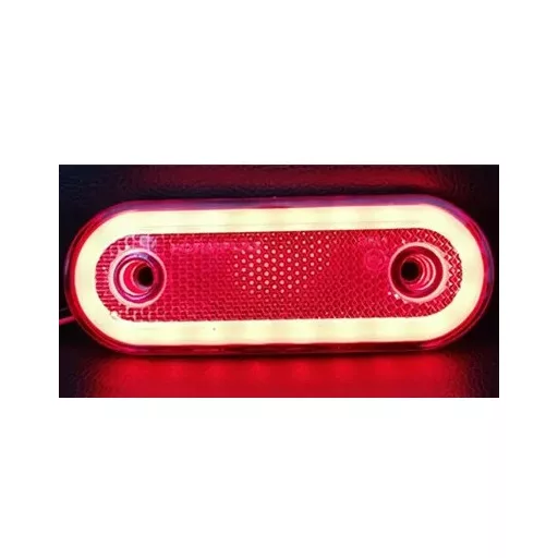 25217 20LED-es szélességjelző - piros - E-jeles - 12-24V
