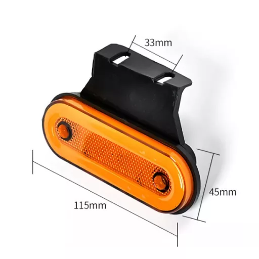 25217 20LED-es szélességjelző - piros - E-jeles - 12-24V