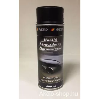 Hőálló festék 400 ml - fekete Motip