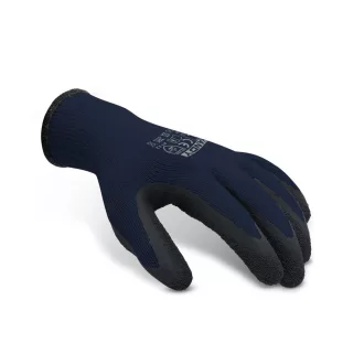 Poliészter kesztyű latex bevonattal L