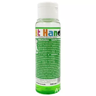 KÉZFERTŐTLENÍTŐ 100ML FOLYADÉK ALKOHOLOS AT HAND