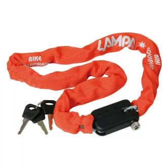   Motorkerékpár Edzett Acél Lánczár LAMPA "Snake-Combi" kulcsos