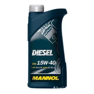 Motorolaj 15W-40 DIESEL API SN / SM / CF Mannol 5 liter