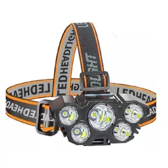   27112 L-T21 USB-s Fejlámpa - Erőteljes COB LED lámpa 4funkciós