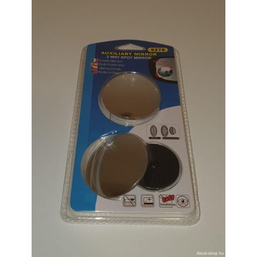 Holttér tükör kerek kiegészítő tükör párban forgatható