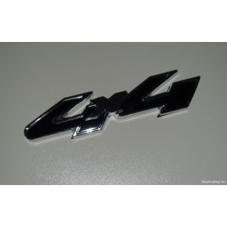 Króm Autó Logó felirat 4X4 Black