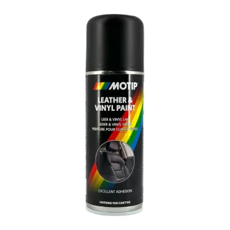 Motip Bőr és Vinil Festék Fekete 200ml