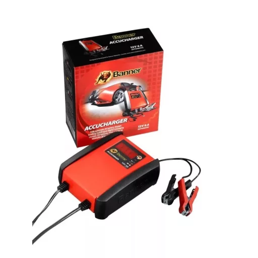 Banner Akkutöltő, Automata, 6A, 12V