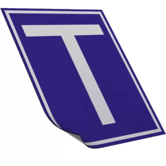 Matrica T Betű, Kék, Darabos