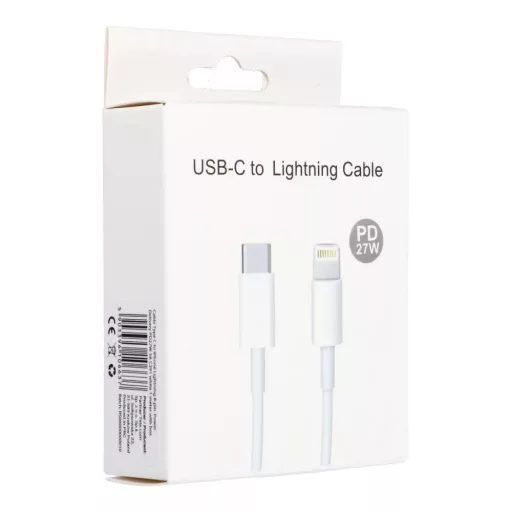 ADATKÁBEL USB-C-LIGHTNING 8PIN 1M FEHÉR