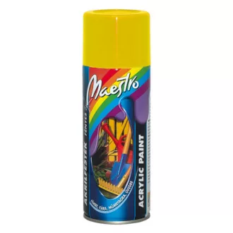   Prevent Maestro Festék, Akril, Napsárga, Fényes, 400ml, 1023