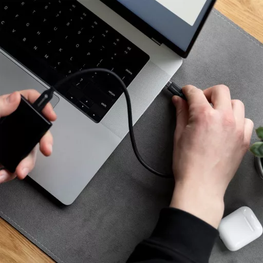 FORCELL adatkábel Type-C - Type-C QC4.0 3A/20V PD60W C338 2m fekete