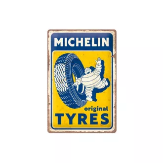 Fémtábla Dekoráció, Michelin, 20x30cm