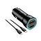 BlueStar, Szivargyújtó Usb Töltő, Usb/USb-c Aljzat, 12V 25W