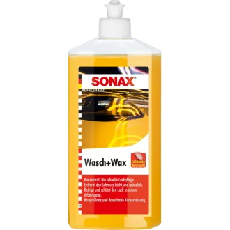 Sonax Wash & Wax, Sampon, Viasszal, 500ml