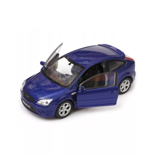 Welly Dobozos Modell Autó Ford Focus ST Narancs/Kék