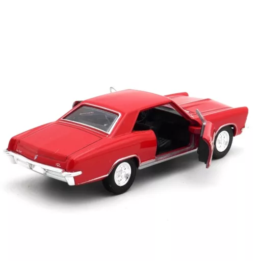 Welly Dobozos Modell Autó Buick Riviera Gran Sport 1965 Piros