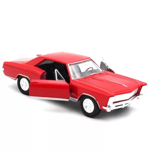 Welly Dobozos Modell Autó Buick Riviera Gran Sport 1965 Piros