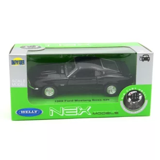 Welly Dobozos Modell Autó Ford Mustang Boss 429 1969