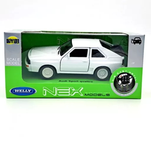 Welly Dobozos Modell Autó Audi Sport Quattro