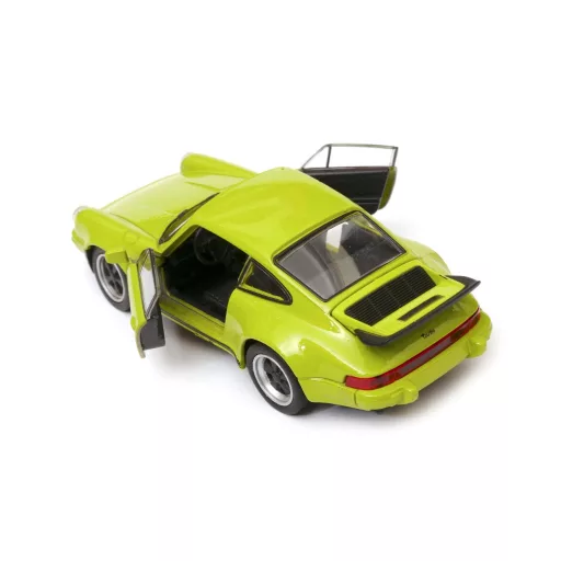Welly Dobozos Modell Autó Porsche 911 Turbo - Zöld
