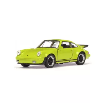 Welly Dobozos Modell Autó Porsche 911 Turbo - Zöld