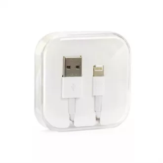 Adatkábel USB-Iphone 5-7 Plus Fehér, Dobozban