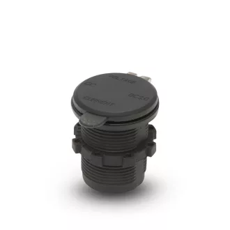USB Aljzat Feszültségmérővel - QC3.0 - 12/24V