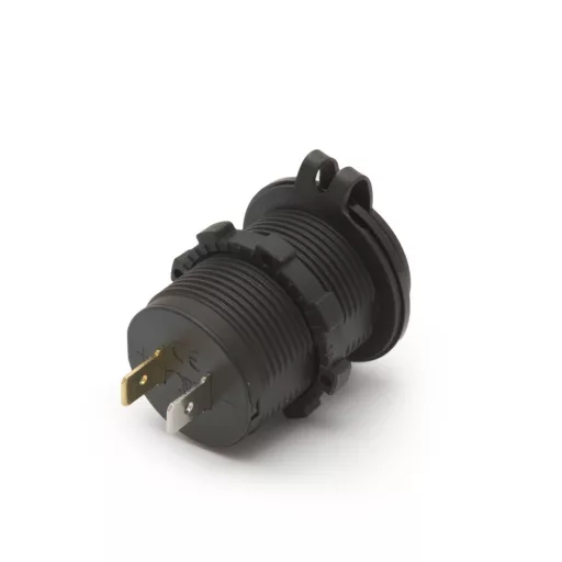 USB Aljzat Feszültségmérővel - QC3.0 - 12/24V