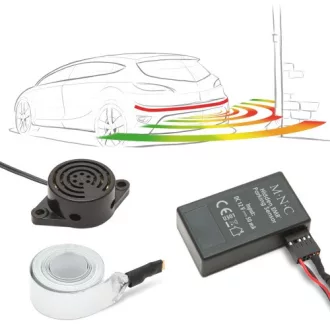 M.N.C Tolatóradar, Rejtett EMR Szalaggal + Hangjelzéssel